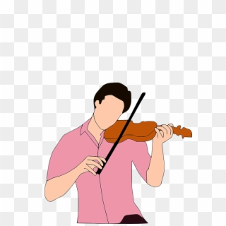 Violin, Man, Play, Music, Concert, Casual - Gambar Orang Main Biola Clipart