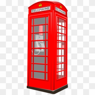British Phone Booth 2-2555px - London Phone Box Clip Art - Png Download