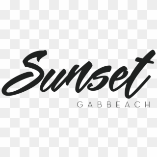 Logo Sunset Xl Gabbeach - Sunset Text Png Clipart