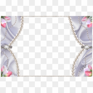 Free Png Best Stock Photos Delicateframe With Pearls - Diamond And Pearls Background Clipart