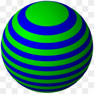 Big Image - Striped Ball Clipart