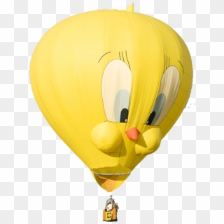 Yellow Bird 800 - Character Hot Air Balloon Clipart
