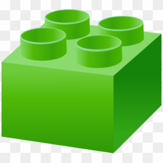 Lego Png - Green Lego Brick Png Clipart