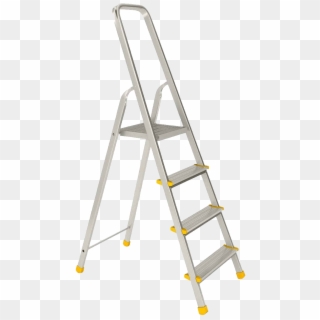 Double Aluminium Ladder - Hliníkové Žebříky S Plošinou Clipart