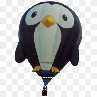 Penguins - Hot Air Balloon Clipart