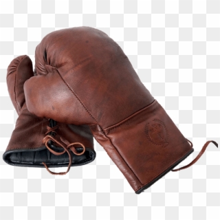 Vintage Boxing Gloves - Gants Boxe Cuir Vintage Clipart