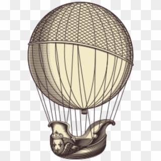 Download Retro Hot Air Balloon Png Images Background - Vintage Hot Air Balloon Drawing Clipart