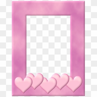 Cute Clipart Frame - Border Valentines Day Transparent - Png Download