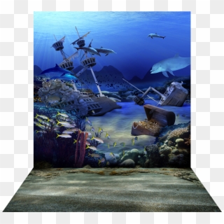 3 Dimensional View Of 10'x20' Backdrop - Painting Clipart