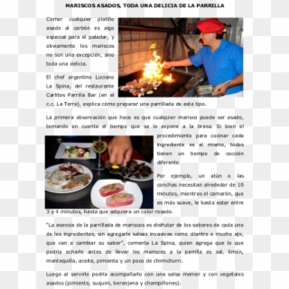 Mariscos Asados, Toda Una Delicia De La Parrilla - Ensayo Clipart