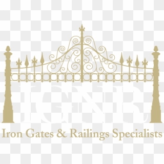 0208 226 - Wrought Iron Gate Logo Clipart