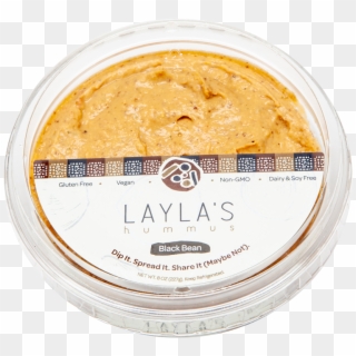 Black Bean Hummus Laylas Food Company - Label Clipart
