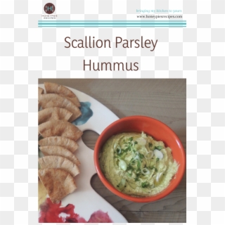 A Little Twist On A Classic Hummus Recipe With Scallions - Mashed Potato Clipart
