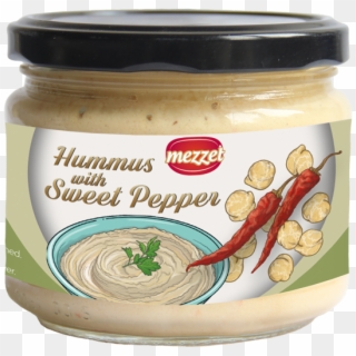 Hummus With Sweet Pepper - Hummus Clipart