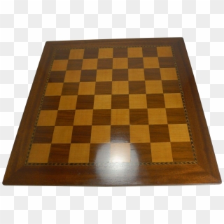 Large Antique English Inlaid Chess Board C Clipart