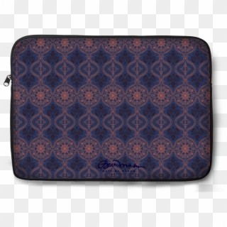 Sargasso Blue And Mellow Rose Damask Laptop Sleeve - Coin Purse Clipart