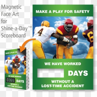 Changeable Shine A Day™ Magnetic Face For Scoreboard - Banner Clipart