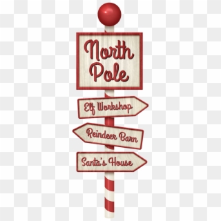 Kaagard Northpole Northpole Sign - Clipart North Pole Sign - Png Download