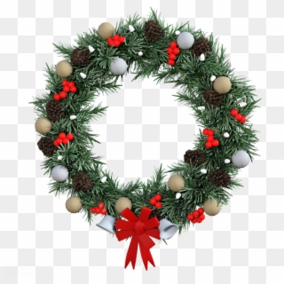 Advent Wreath Png - Christmas Wreath Transparent Background Clipart