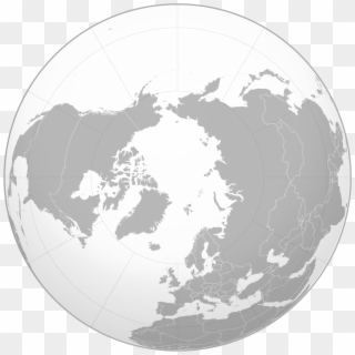 North Pole - Arctic Ocean Drainage Basin Clipart