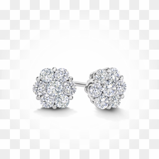 A Bouquet Of Diamonds - Earrings Clipart