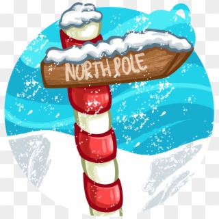 North Pole - Illustration Clipart