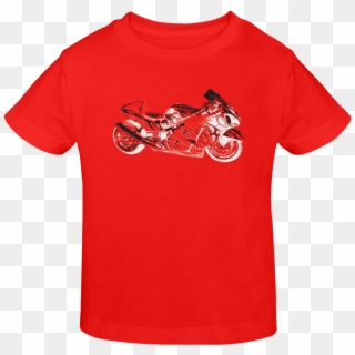 2005 Suzuki Hayabusa 1300 Tribal Red Flame Sunny Youth - Shirt Clipart