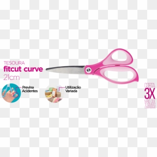 Tesoura Fitcut Curve - Scissors Clipart