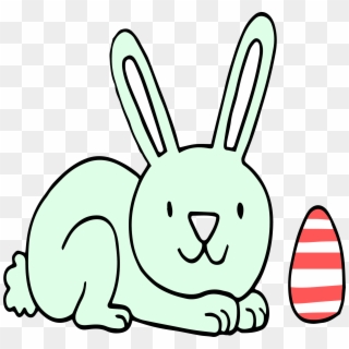 Bunny Find Egg Png Picture - Domestic Rabbit Clipart