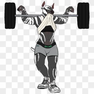 Weightlifter Drawing Life African - Powerlifting Clipart