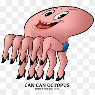 Can Can Octopus By Boscoloandrea - Imagenes De Can Can Can De Looney Tunes Clipart