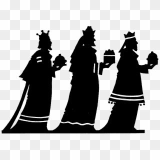 Driekoningen In Stekene En Kemzeke - Silhouette Three Wise Men Clipart
