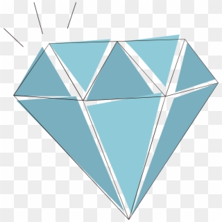 Diamond Transprent Png - Diamant Noir Dessin Transparent Clipart