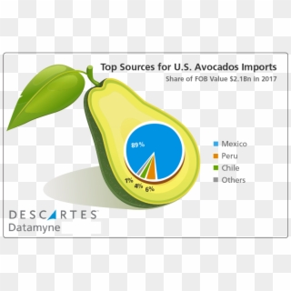 Top Sources For Us Avocado Imports - Pear Clipart