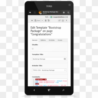 Typo3 Phone Edit Template - Mobile Form Designs Clipart