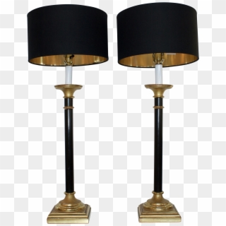 Png Free Library Vintage Curry Buffet Lamps A Pair - Lamp Clipart