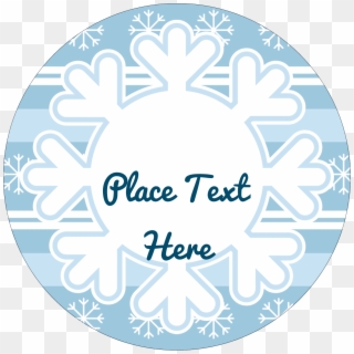 Return Address Label Clipart Free Snowflake 13 Clip - Hello Wishes - Png Download