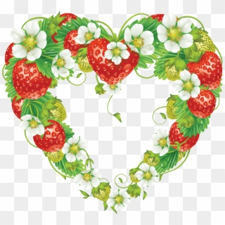 Pinterest - Strawberry Frame Png Clipart