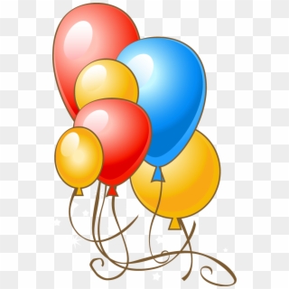 Balões De Aniversário Png - Png Aniversário Clipart