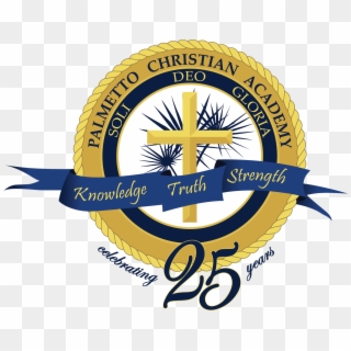 25th Anniversary Logo - Palmetto Christian Academy Clipart
