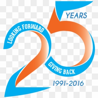 25th Anniversary Logo Design , Png Download - Graphic Design Clipart