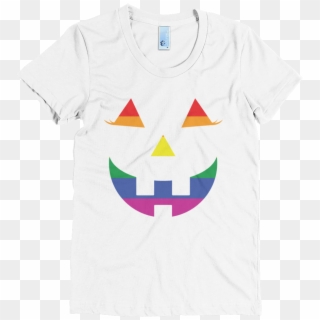 Pumpkin Face Pride T-shirt For Women - Active Shirt Clipart