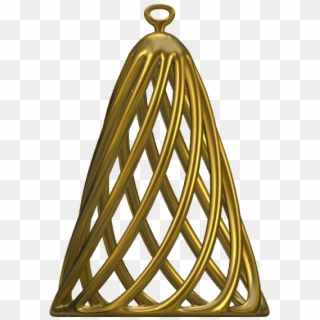 Christmas Tree Ornament - Brass Clipart