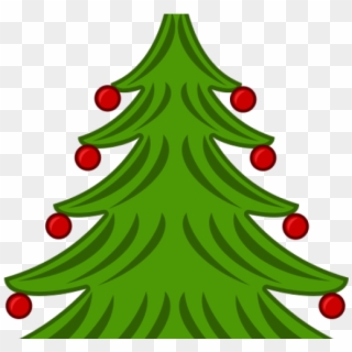 Christmas Tree Illustration - Christmas Tree With A Star Clipart