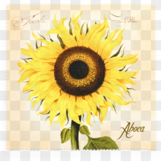 Picture Of Flower Cloth Sunflower - Aboca Clipart