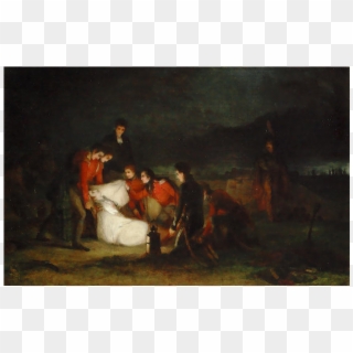 “the Burial Of Sir John Moore After Corunna”, De George - Painting Clipart