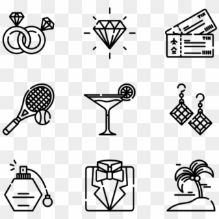 Luxury - Hipster Icons Clipart
