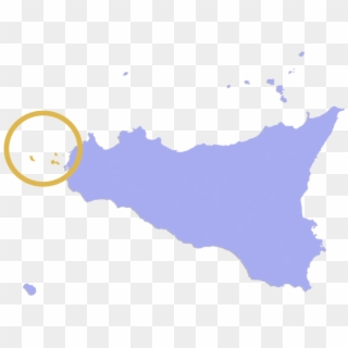 Islas Àgatas /egades - Sicily Caltanissetta Map Clipart