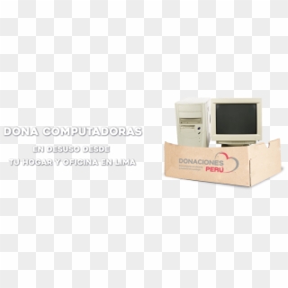 Dona Computadoras En Desuso - Computer Monitor Clipart