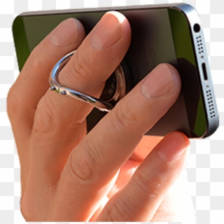 There's Always A Risk Of Dropping A Smartphone While - Best Iphone 6 Plus Finger Grip Clipart